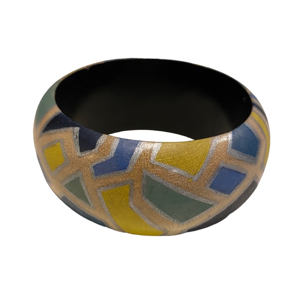 Bohemian Hand-painted Bangle bracelet